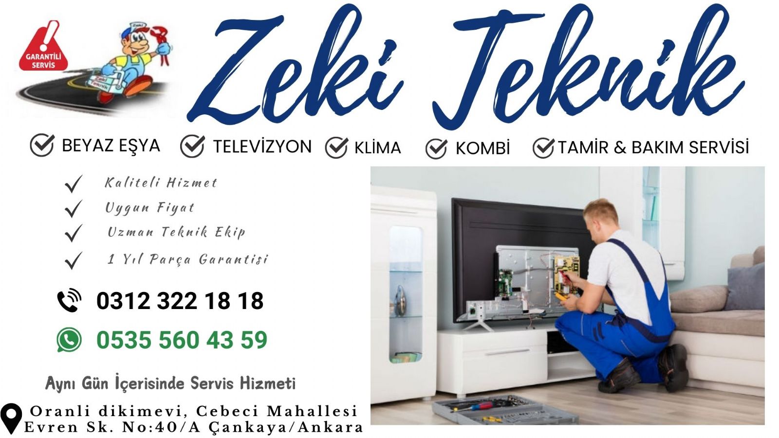 Dikimevi Televizyon Tamircisi